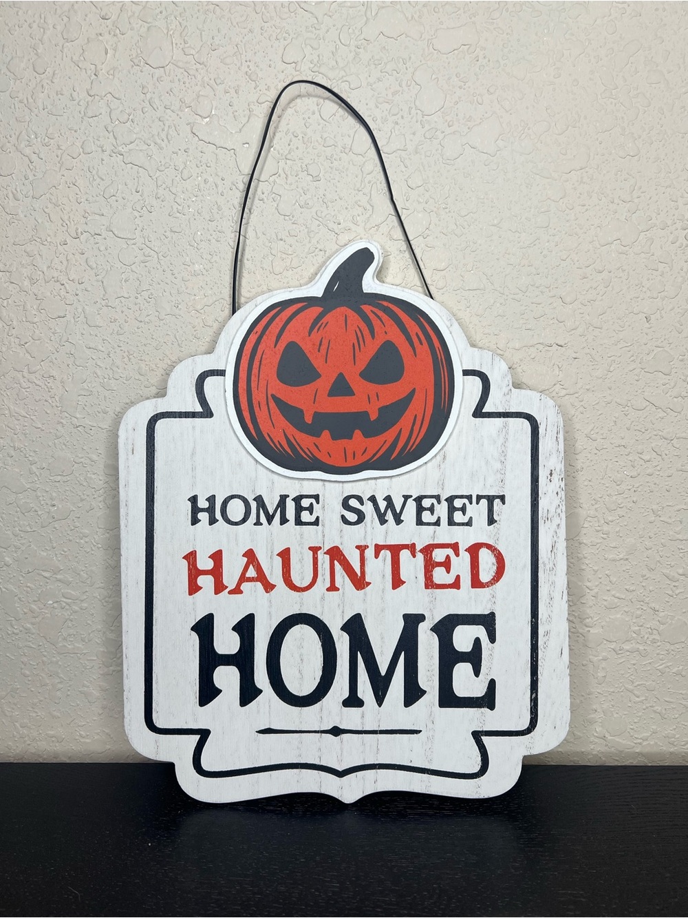 NEW Target Bullseyes Playground Wood Halloween Sign - Haunted Home